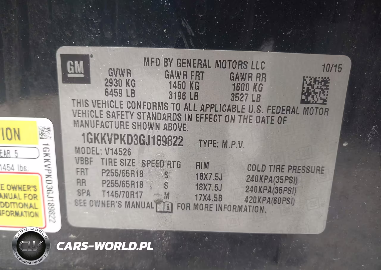 2016 GMC Acadia Sle-2 VIN:1GKKVPKD3GJ189822 - 9