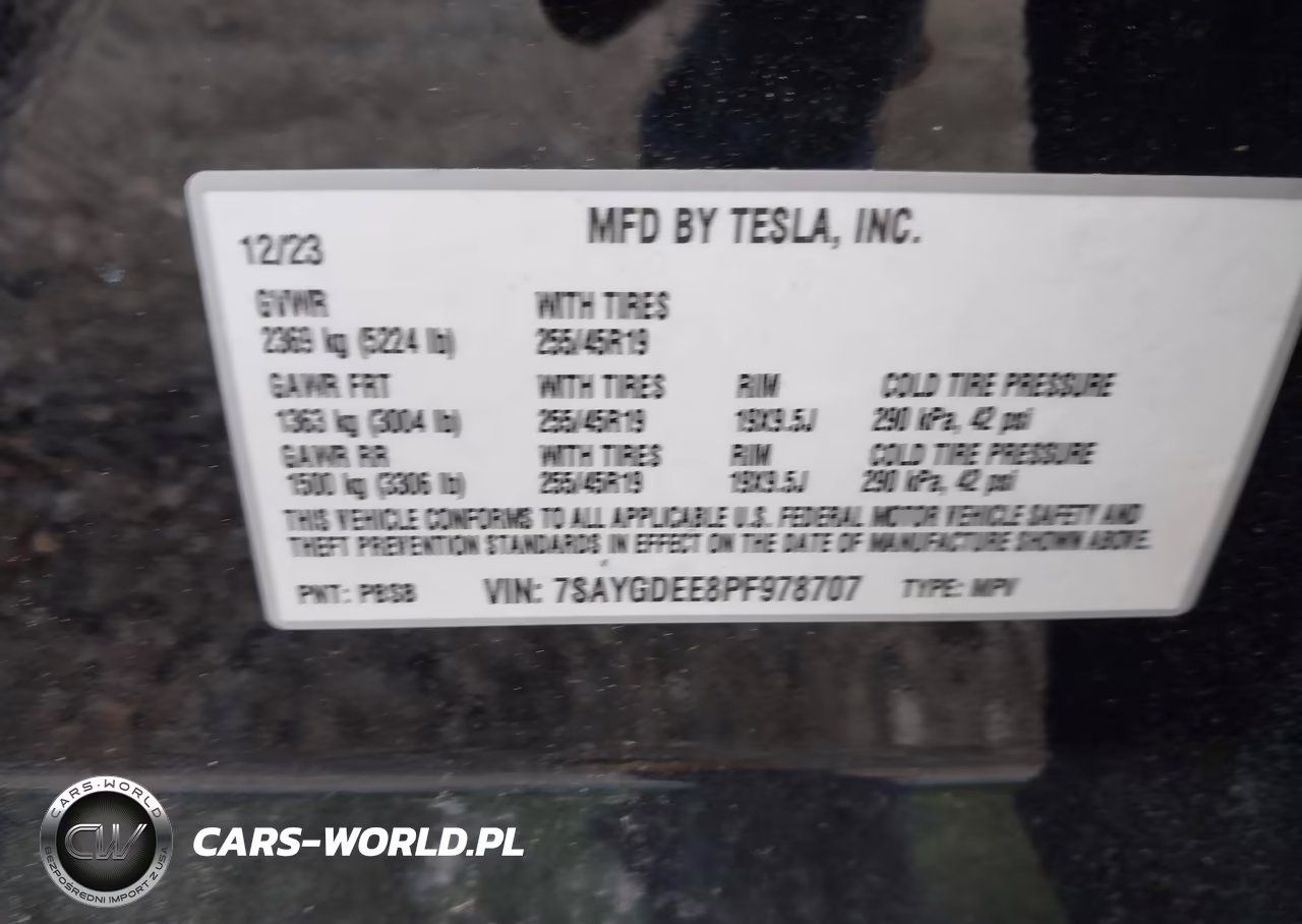 2023 Tesla Model Y Awd-Long Range Dual Motor All-Wheel Drive VIN:7SAYGDEE8PF978707 - 9
