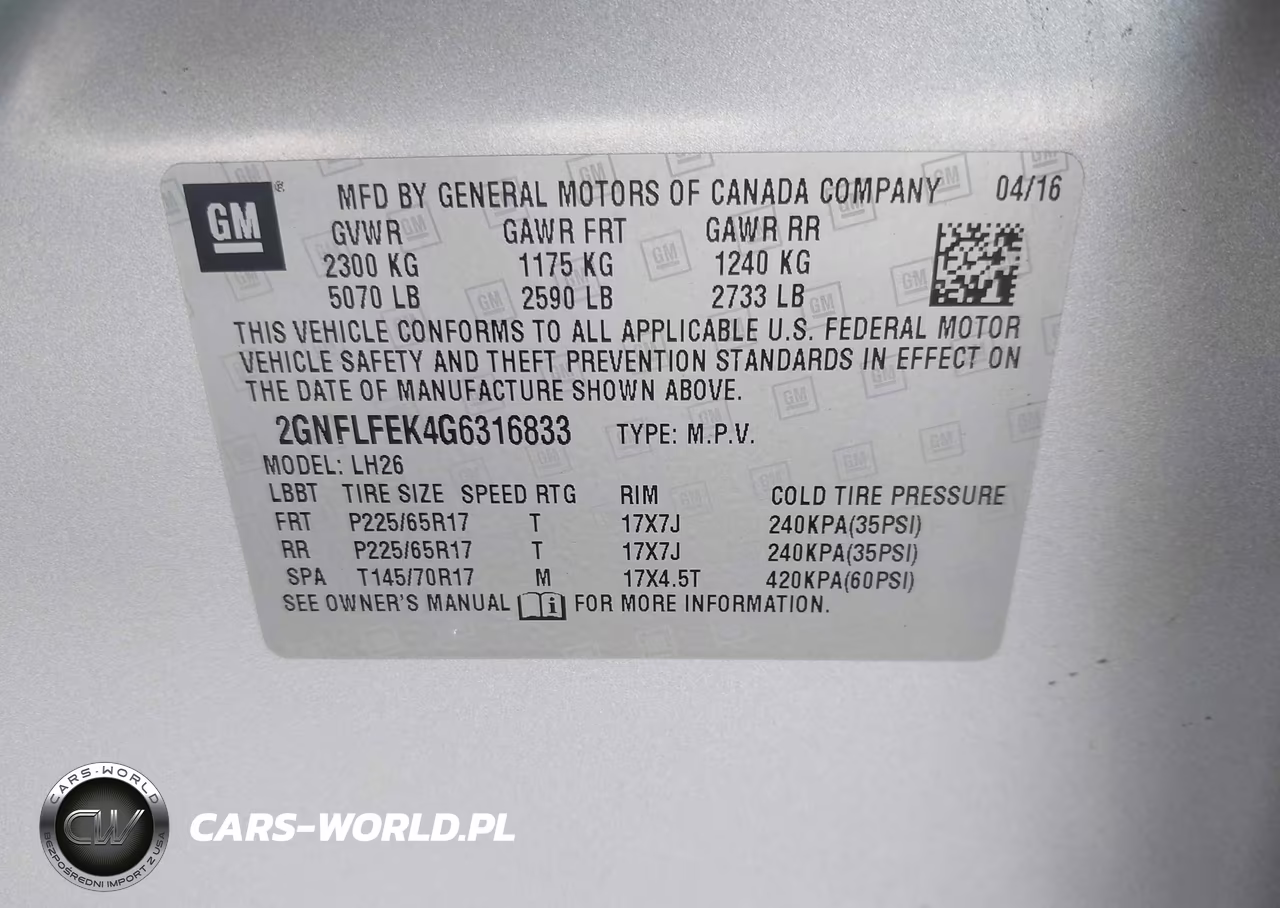 2016 Chevrolet Equinox Lt VIN:2GNFLFEK4G6316833 - 9