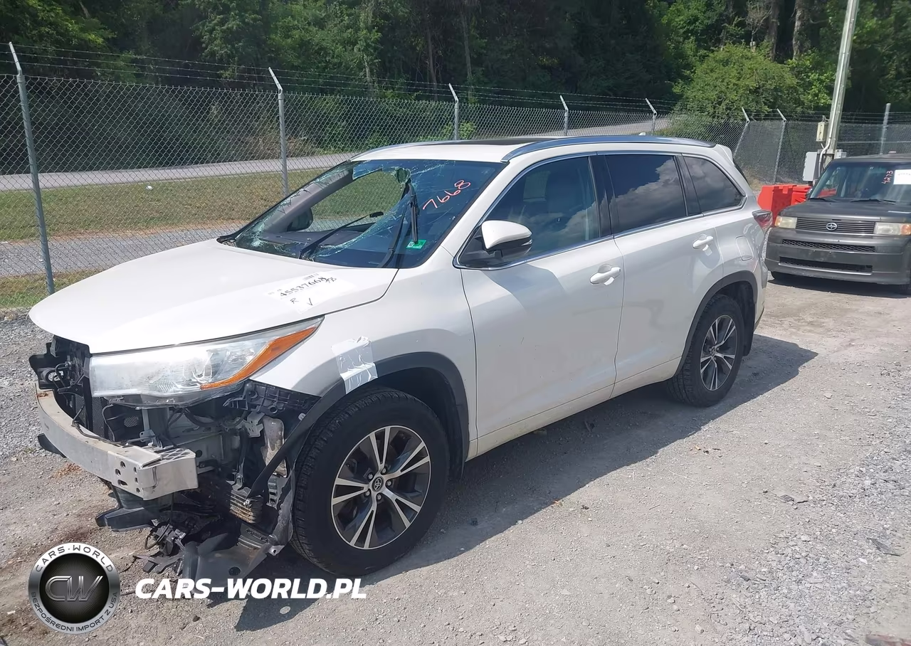 2016 Toyota Highlander Xle V6 VIN:5TDJKRFH9GS348452 - 2