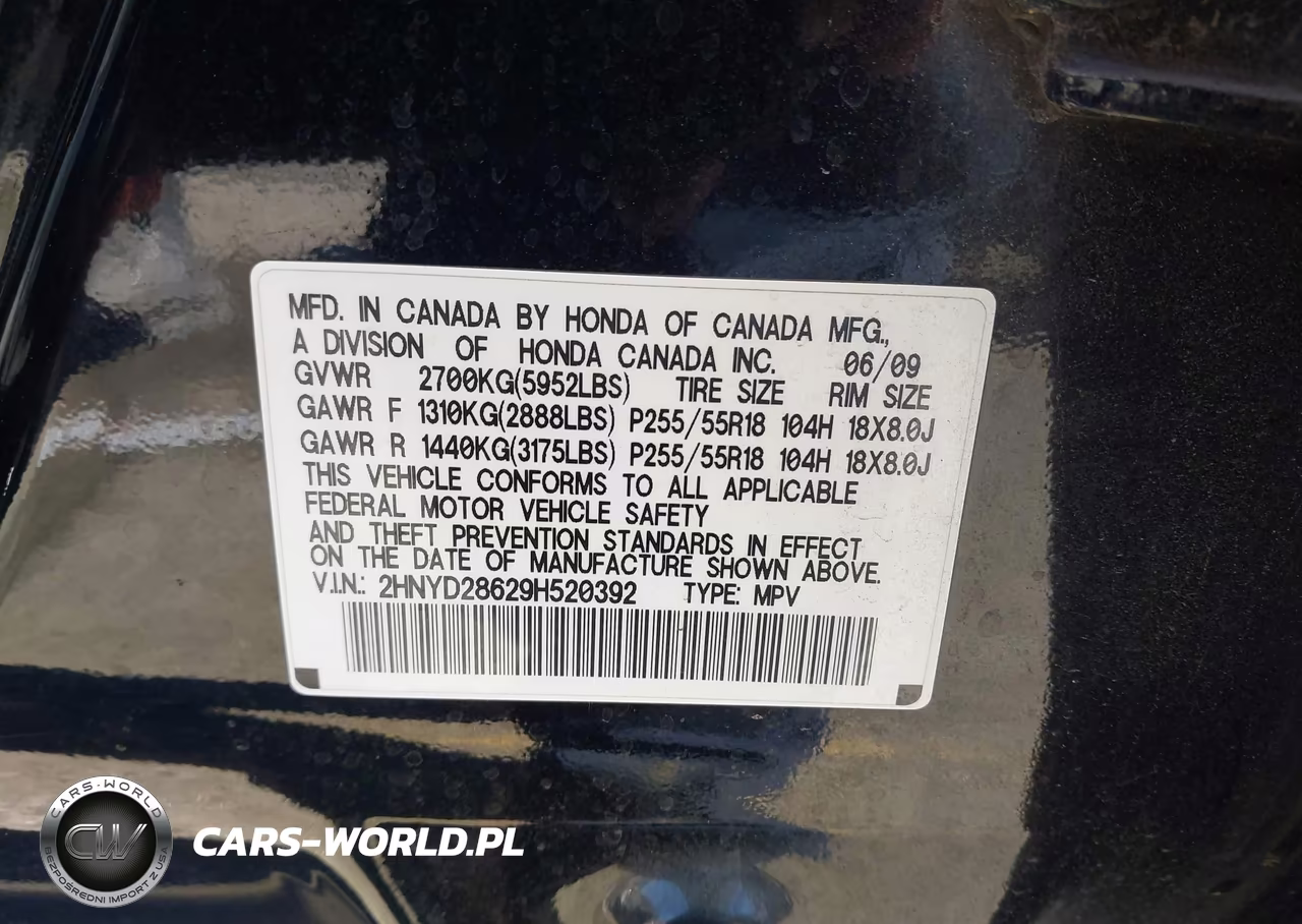 2009 Acura Mdx Technology Package VIN:2HNYD28629H520392 - 9