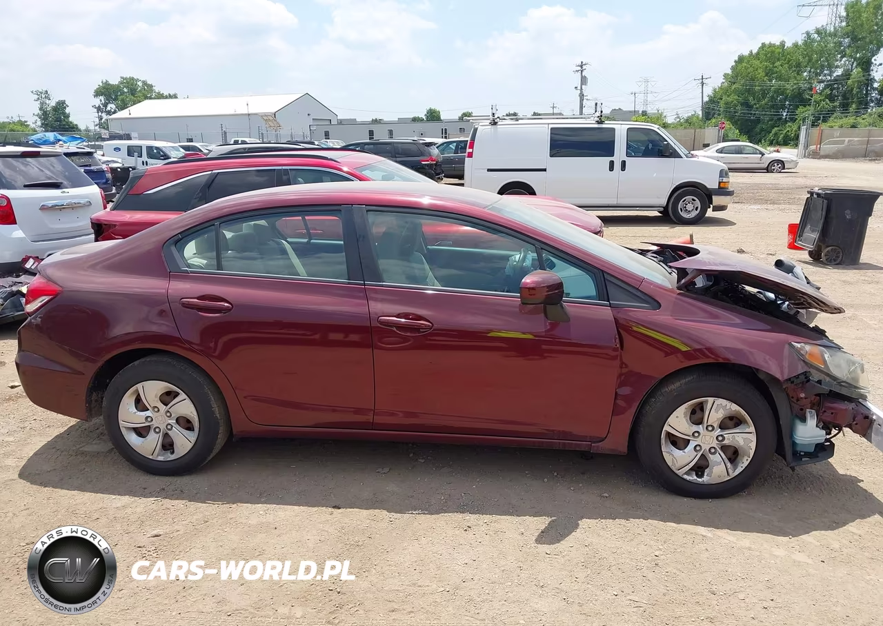 2014 Honda Civic Lx VIN:19XFB2F51EE005614 - 14