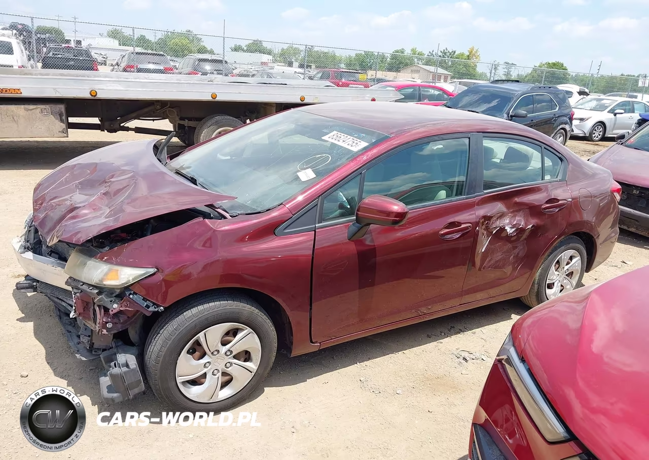 2014 Honda Civic Lx VIN:19XFB2F51EE005614 - 15