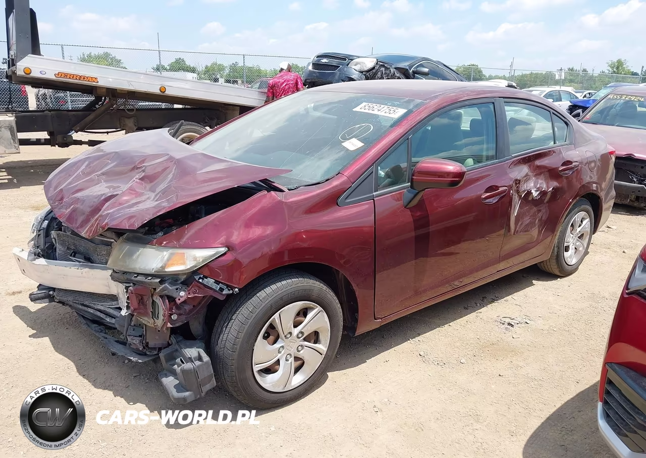 2014 Honda Civic Lx VIN:19XFB2F51EE005614 - 2