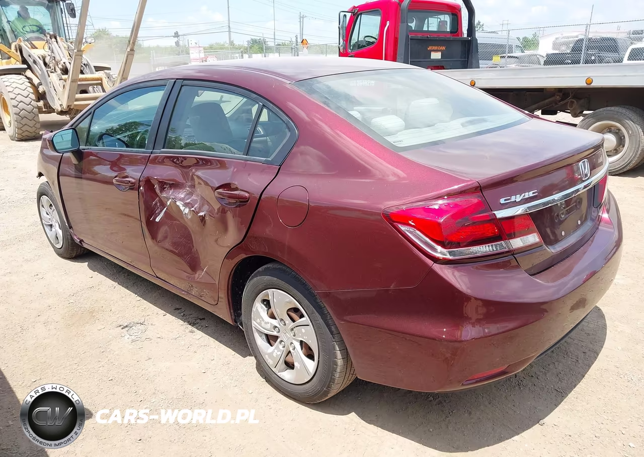 2014 Honda Civic Lx VIN:19XFB2F51EE005614 - 3