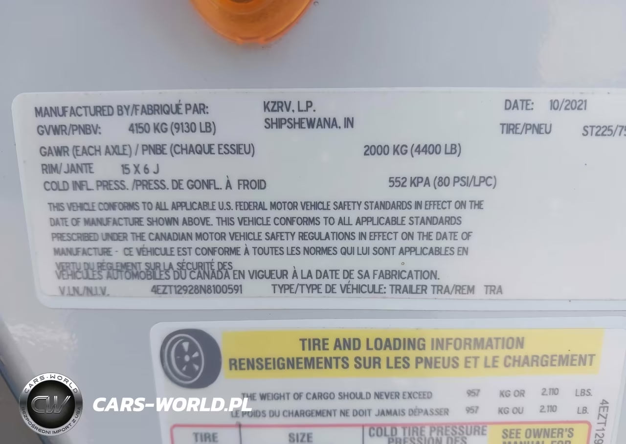 2022 Venture Sporttrek VIN:4EZT12928N8100591 - 9