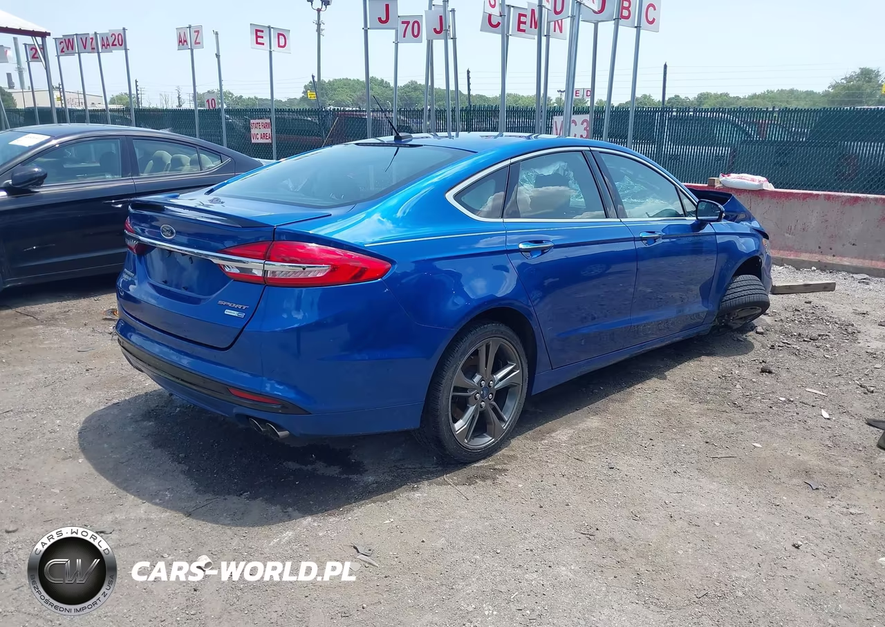 2017 Ford Fusion Sport VIN:3FA6P0VP5HR211613 - 4