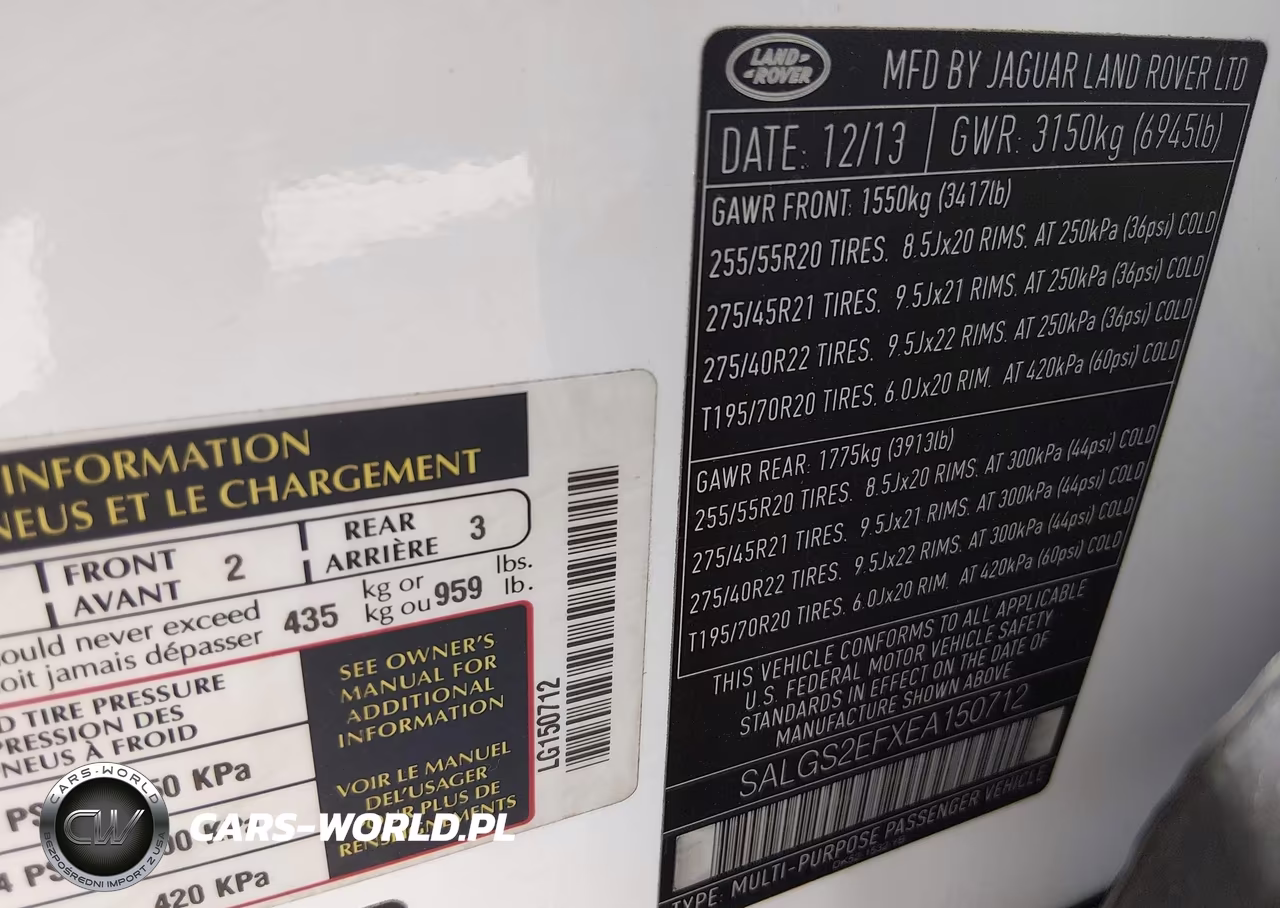2014 Land Rover Range Rover 5.0L V8 Supercharged-5.0L V8 Supercharged Ebony Edition VIN:SALGS2EFXEA150712 - 9