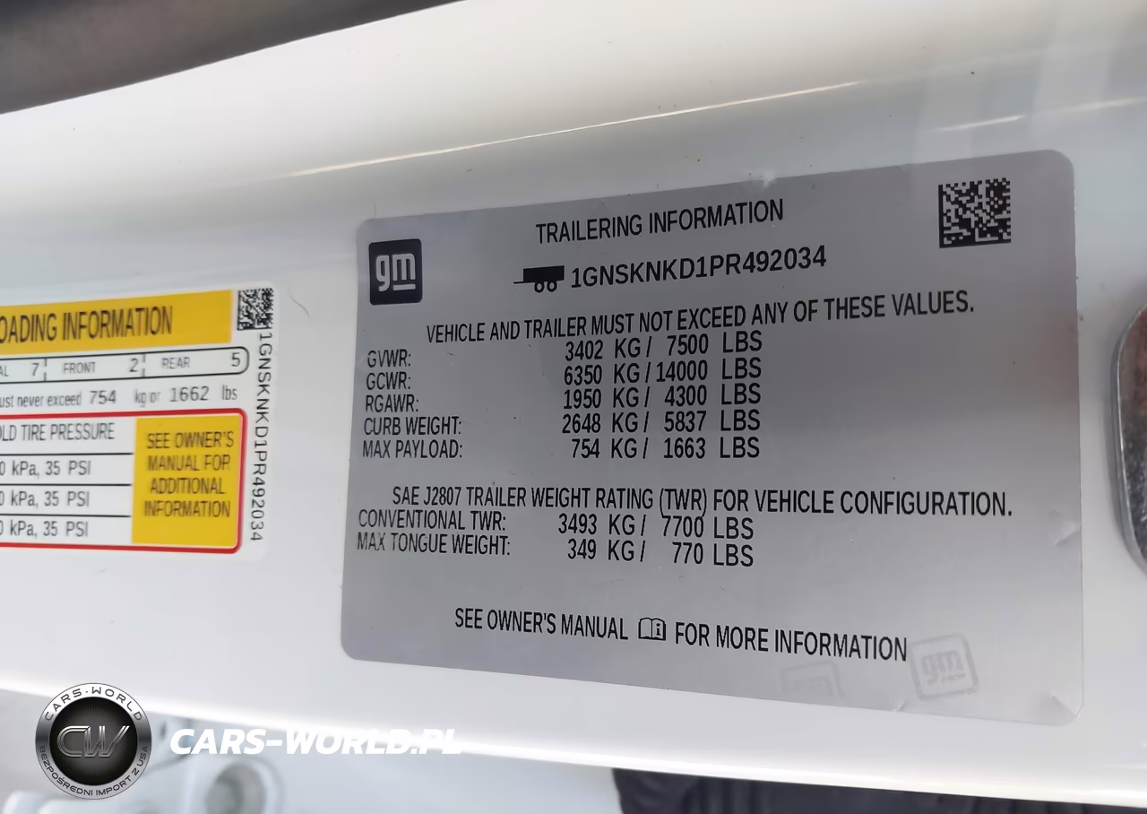 2023 Chevrolet Tahoe 4Wd Lt VIN:1GNSKNKD1PR492034 - 9