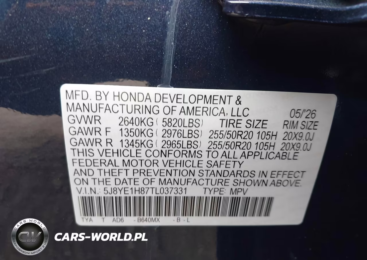 2026 Acura Mdx Advance Package VIN:5J8YE1H87TL037331 - 9