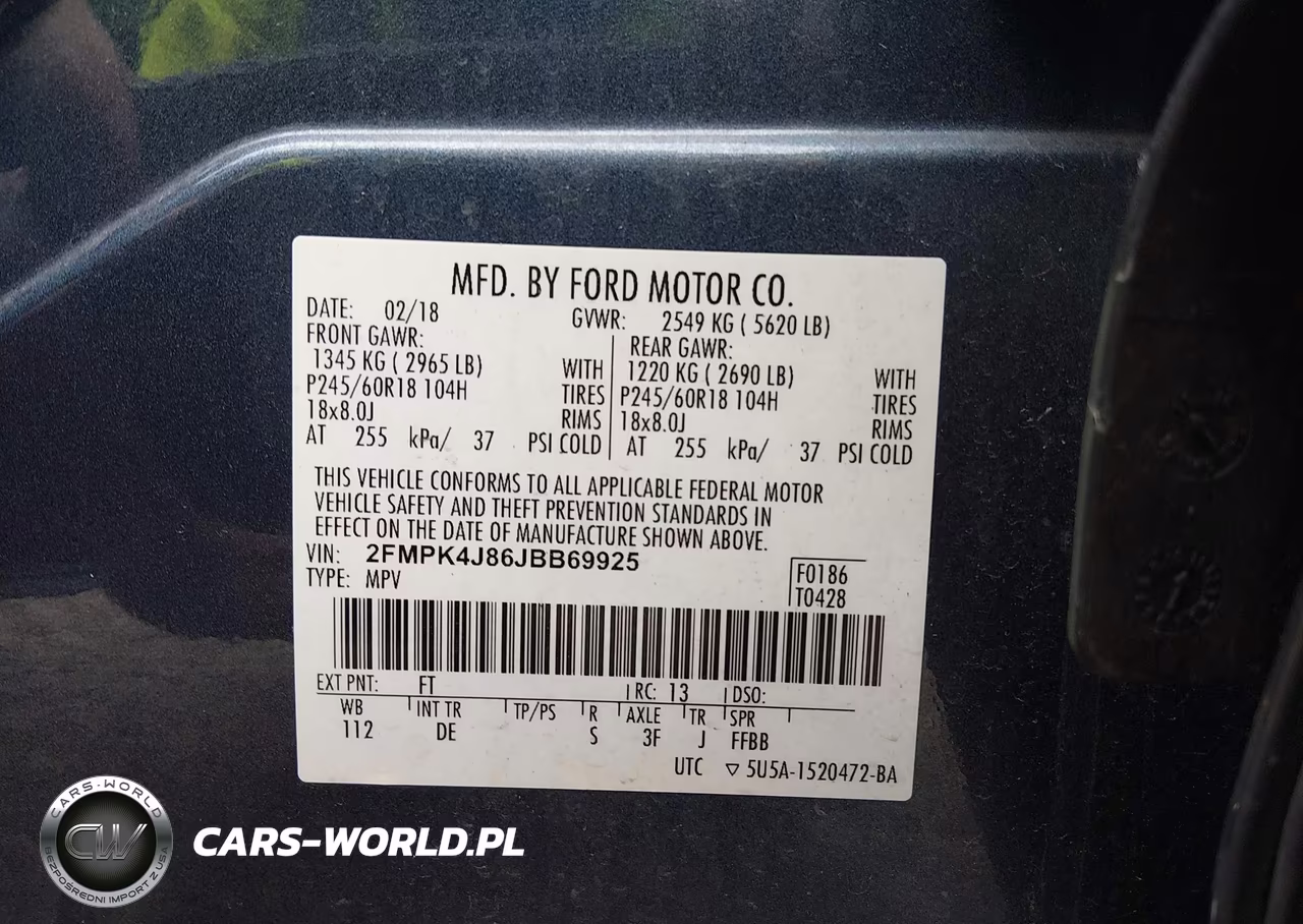 2018 Ford Edge Sel VIN:2FMPK4J86JBB69925 - 9