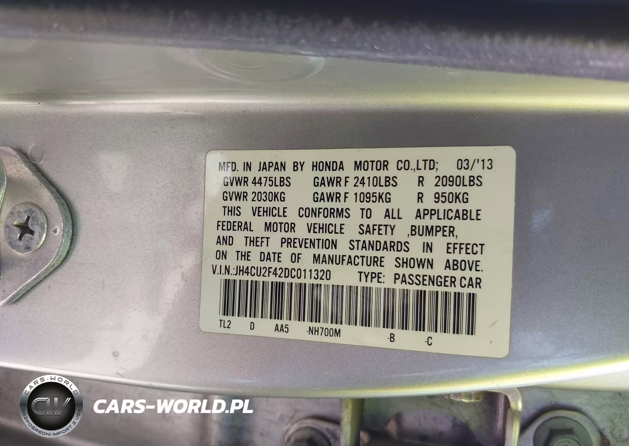 2013 Acura Tsx 2.4 VIN:JH4CU2F42DC011320 - 9