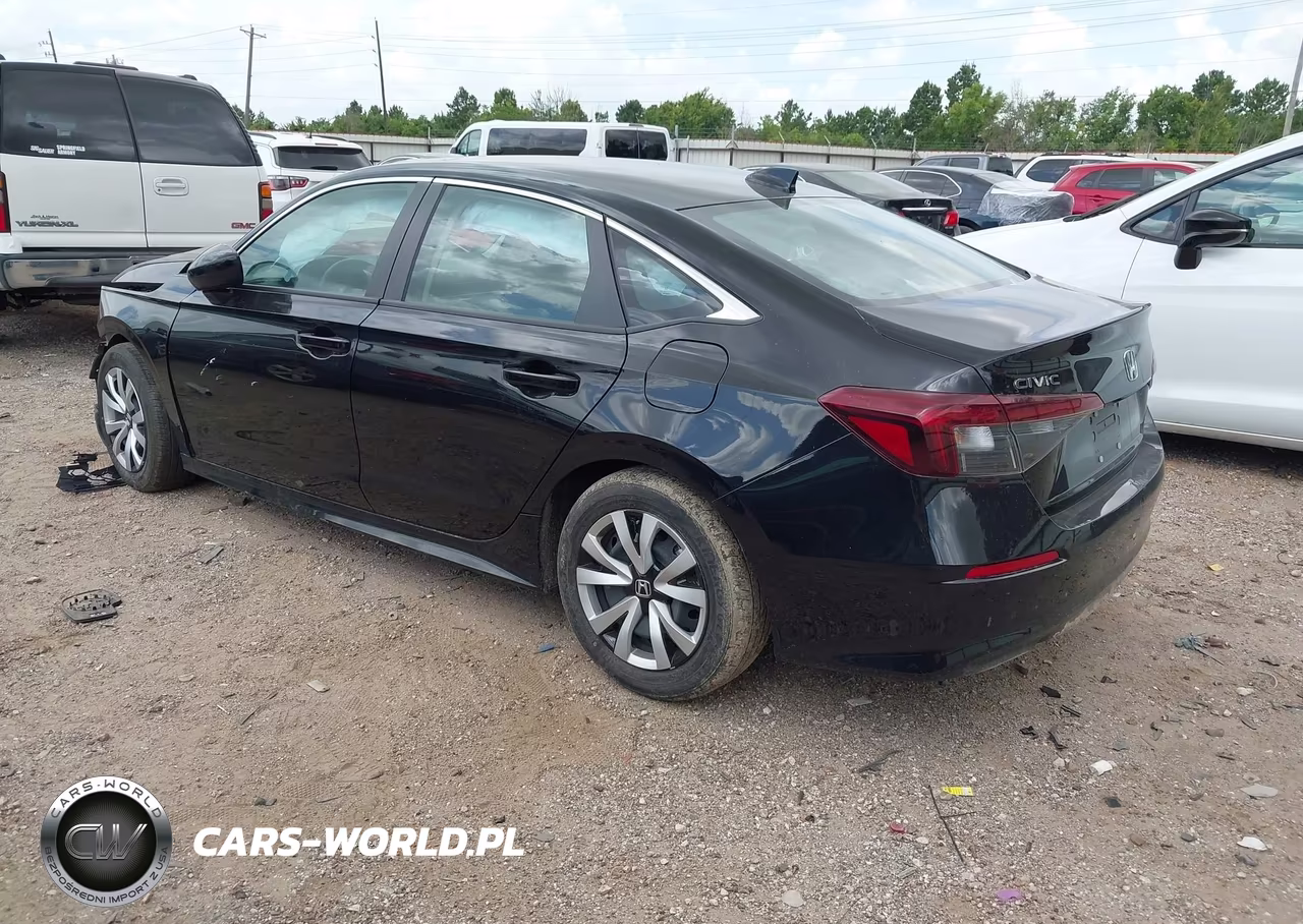 2025 Honda Civic Lx VIN:2HGFE2F29SH601441 - 3