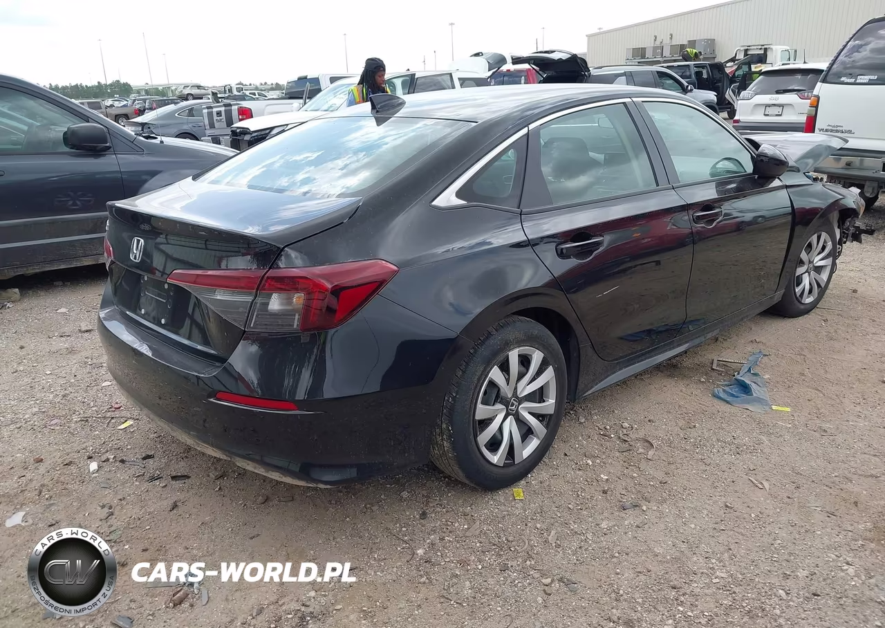 2025 Honda Civic Lx VIN:2HGFE2F29SH601441 - 4