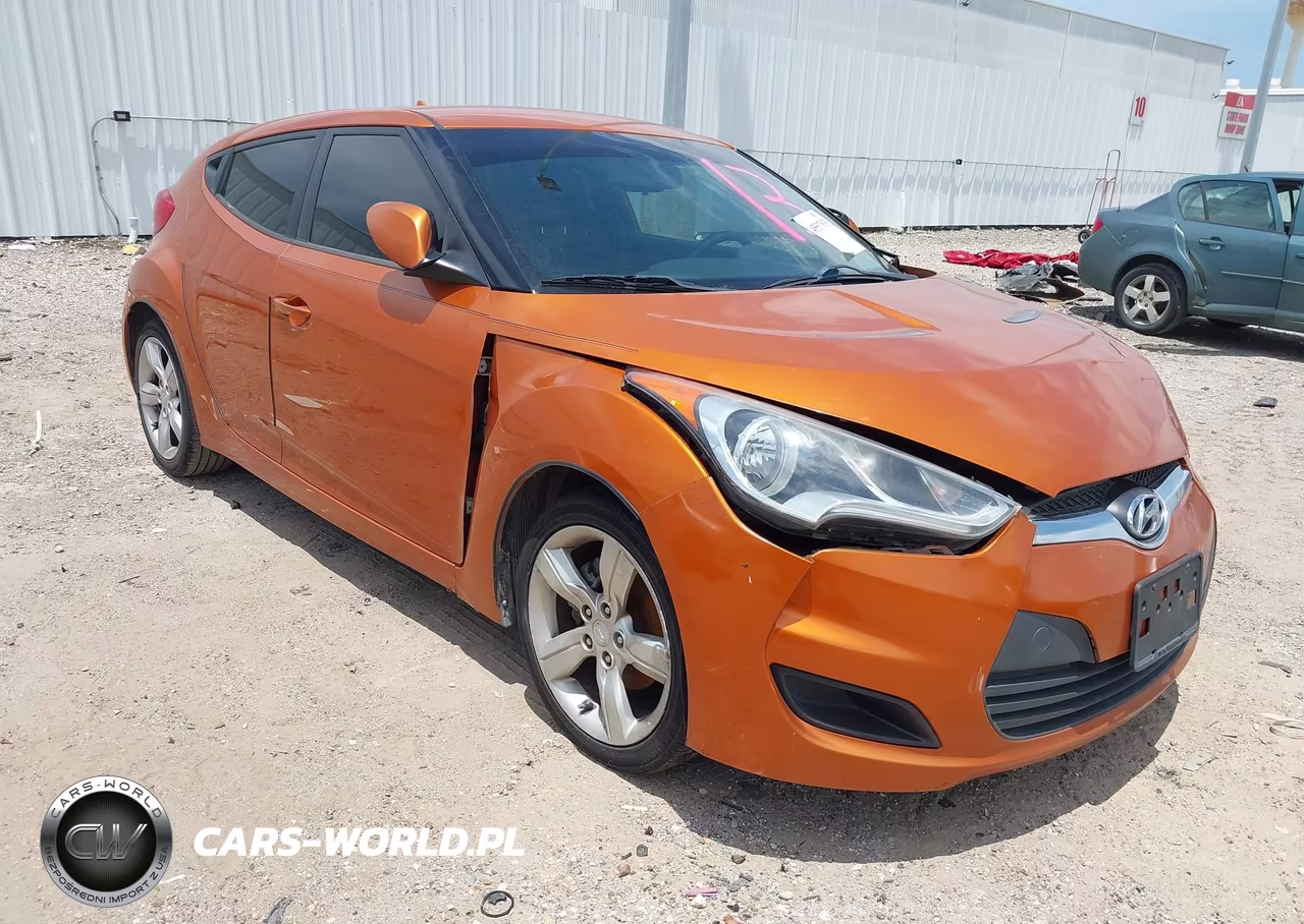 2012 Hyundai Veloster Base W-Black VIN:KMHTC6AD4CU080811 - 1