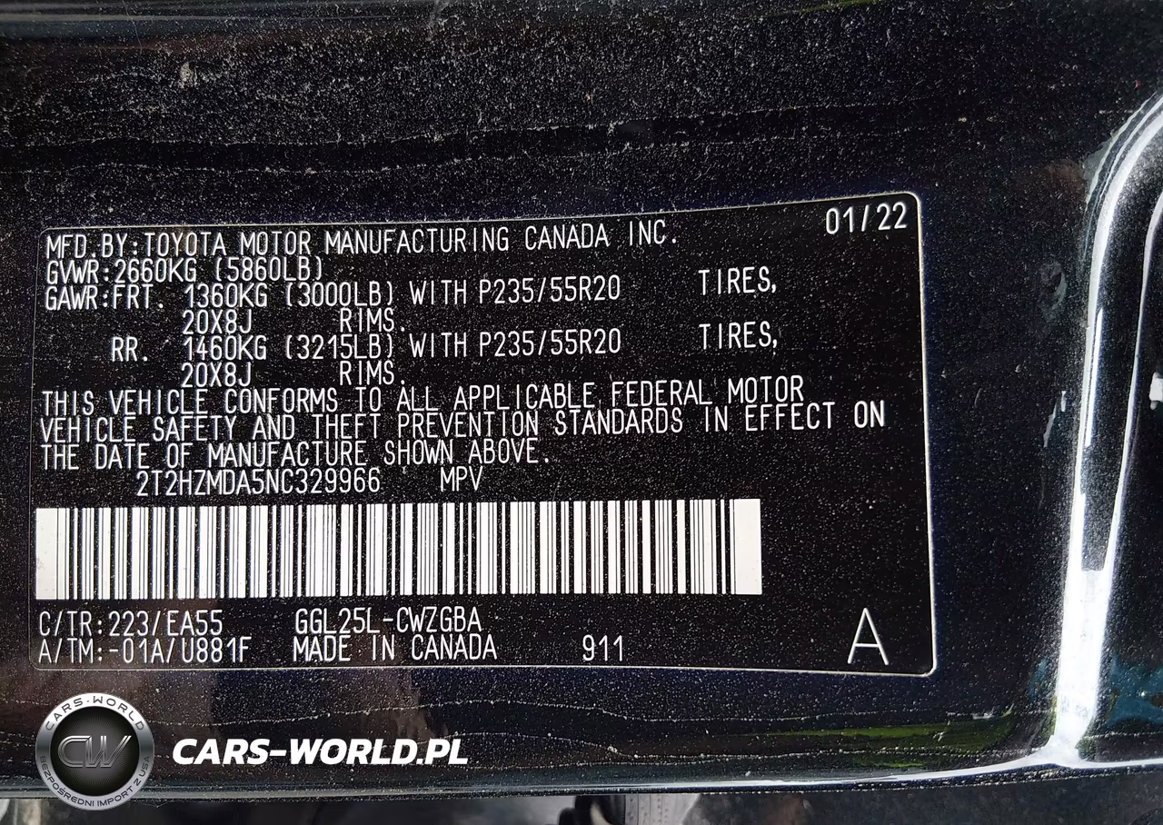 2022 Lexus Rx 350 VIN:2T2HZMDA5NC329966 - 9