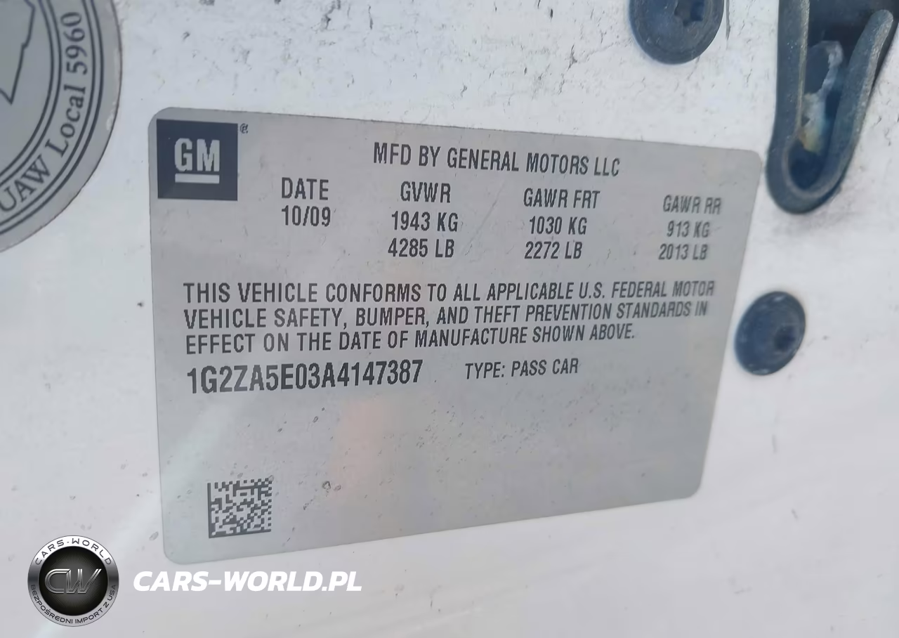 2010 Pontiac G6 VIN:1G2ZA5E03A4147387 - 9