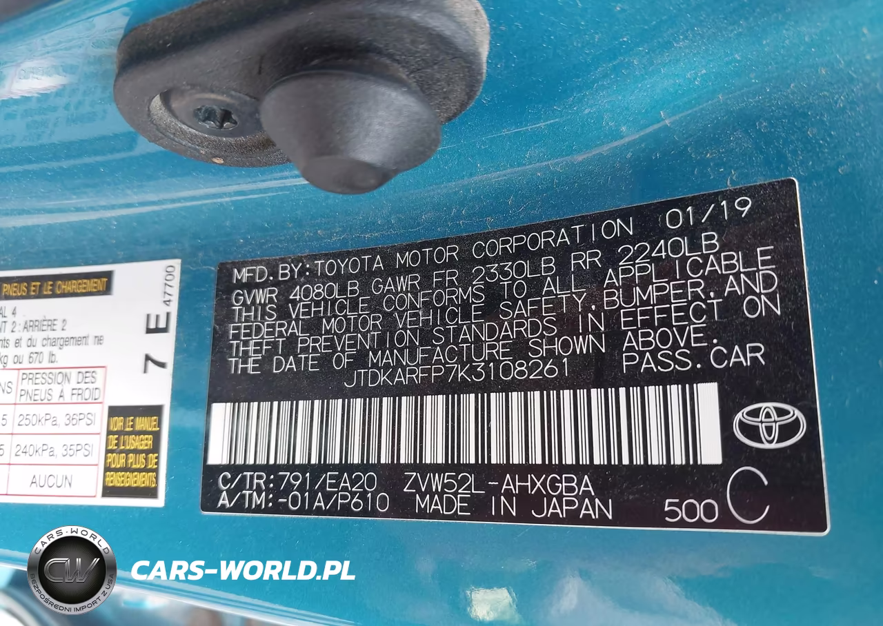 2019 Toyota Prius Prime Premium VIN:JTDKARFP7K3108261 - 9