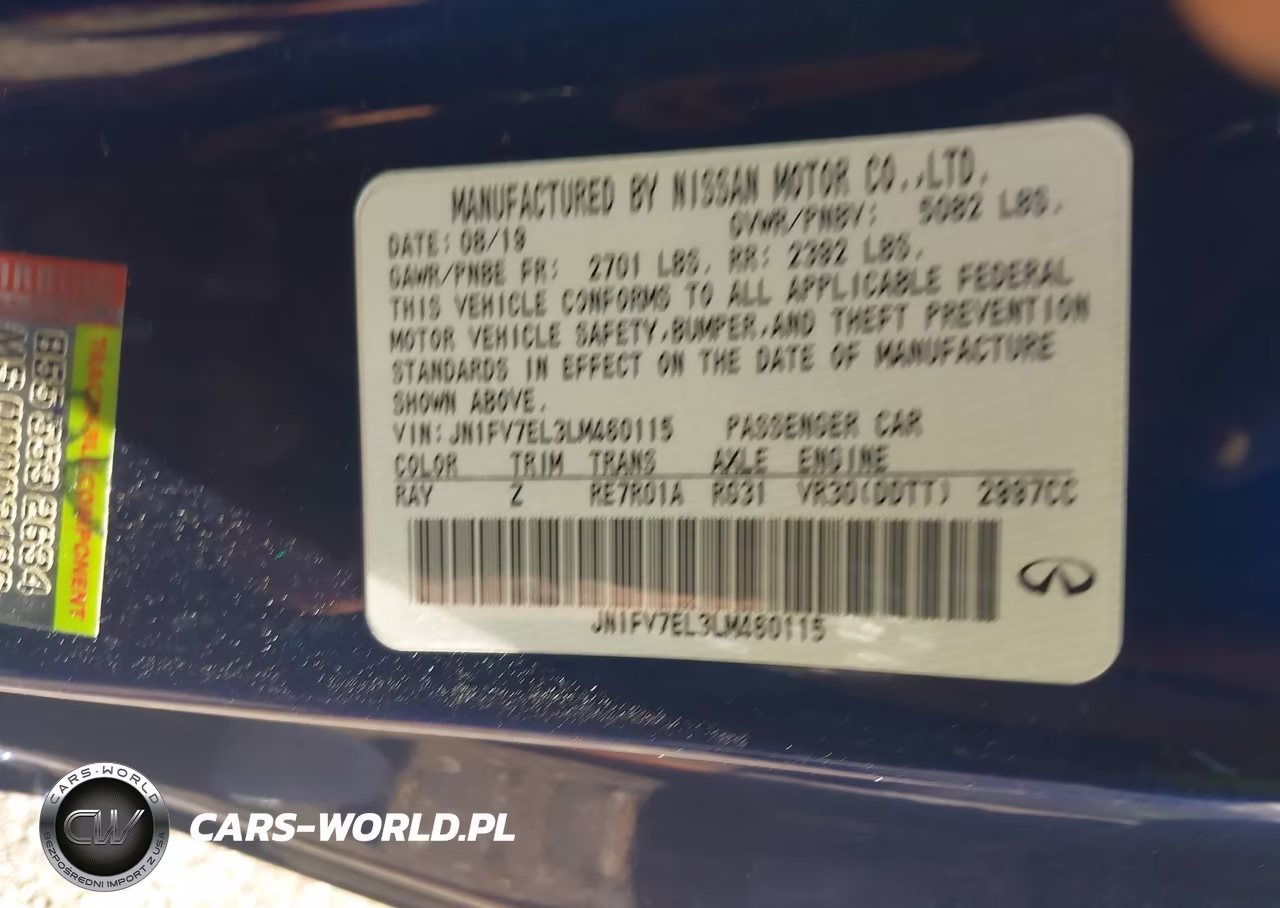 2020 Infiniti Q60 Red Sport 400 Awd VIN:JN1FV7EL3LM460115 - 9