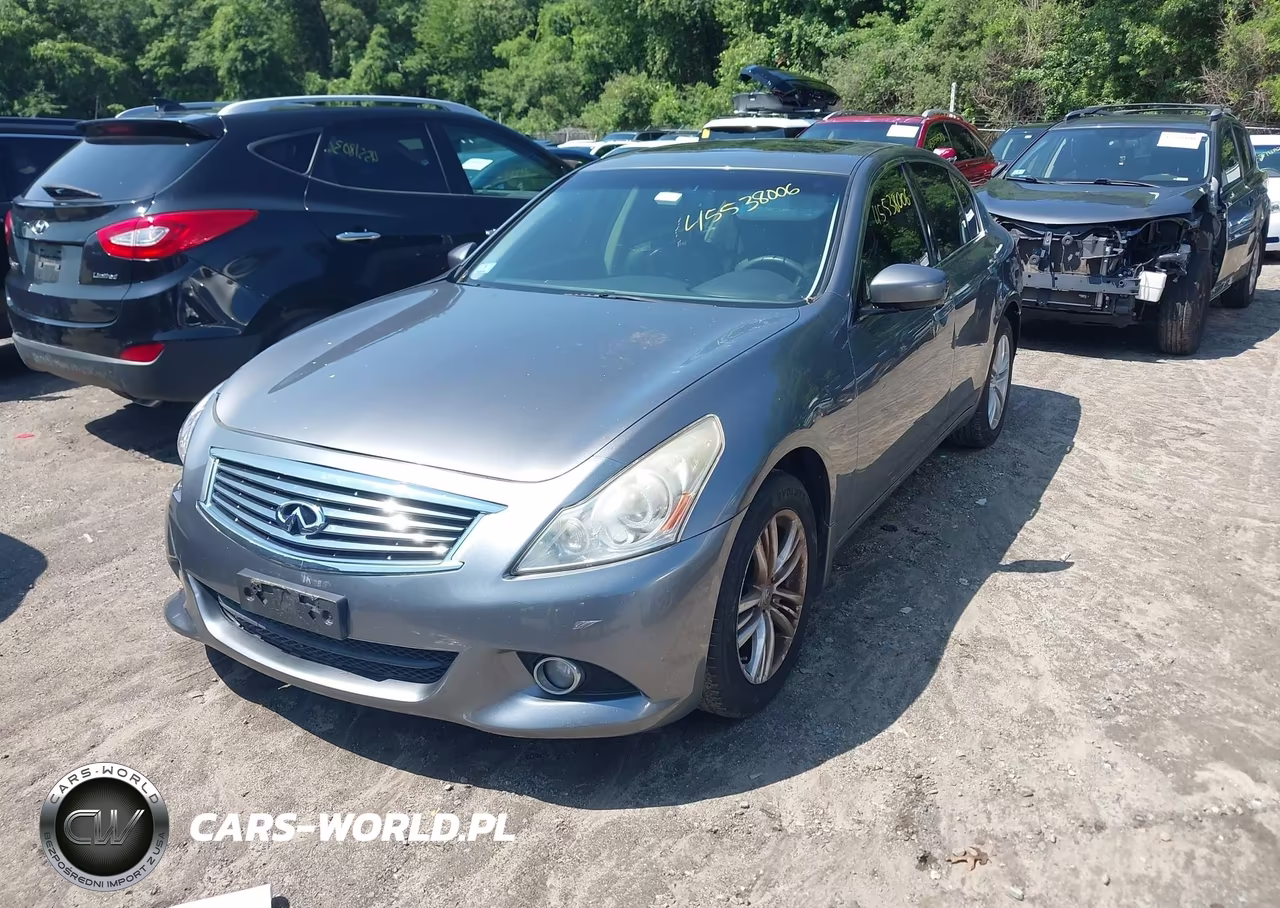 2012 Infiniti G25X VIN:JN1DV6AR1CM861755 - 2