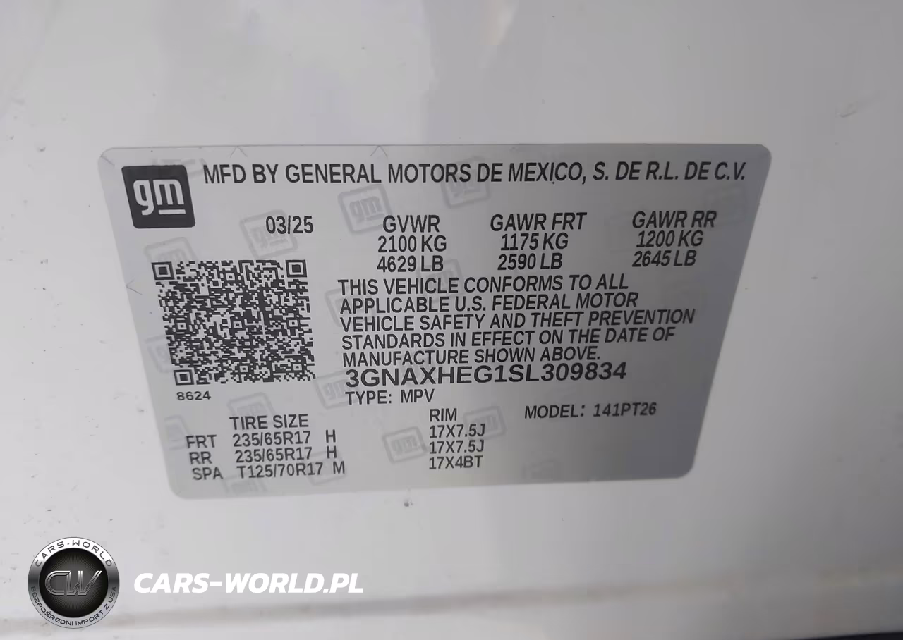 2025 Chevrolet Equinox Fwd Lt VIN:3GNAXHEG1SL309834 - 9