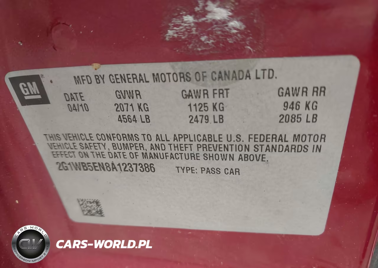 2010 Chevrolet Impala Lt VIN:2G1WB5EN8A1237386 - 9