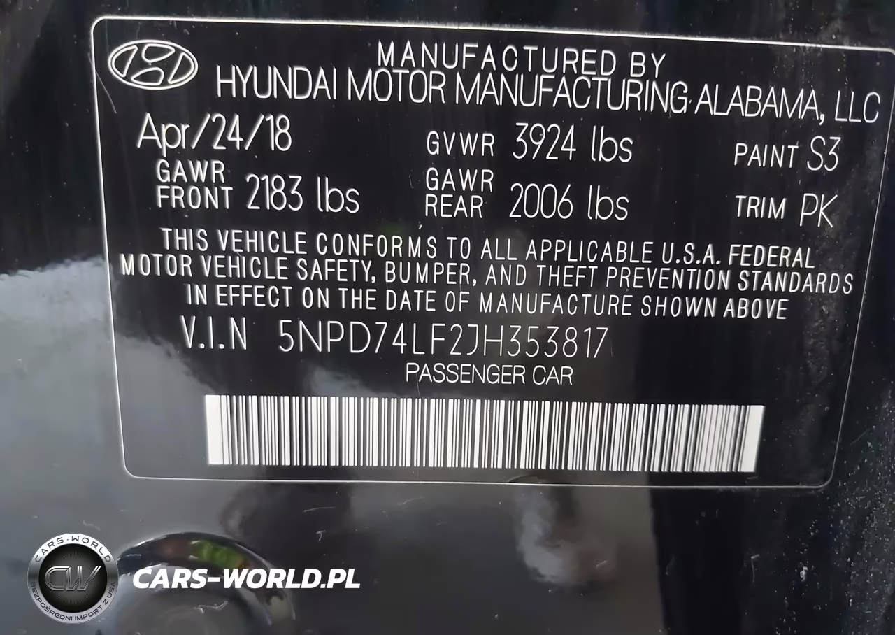 2018 Hyundai Elantra Se VIN:5NPD74LF2JH353817 - 9