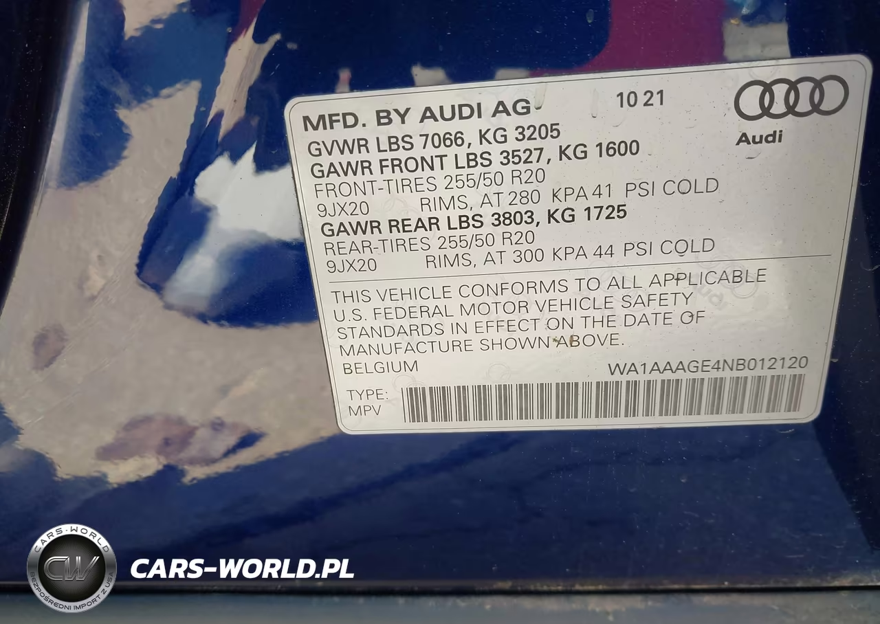 2022 Audi E-Tron Premium Quattro VIN:WA1AAAGE4NB012120 - 9