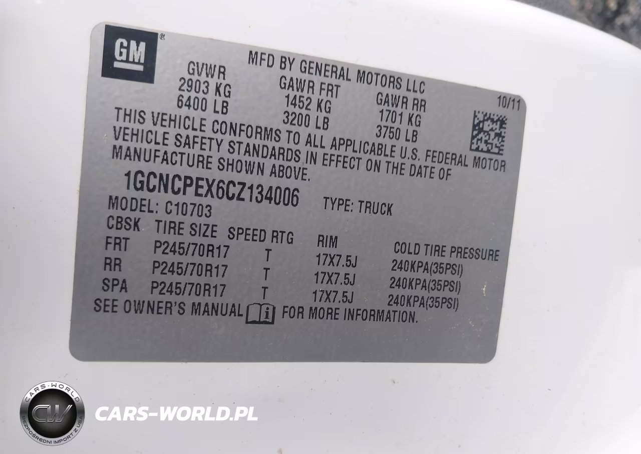 2012 Chevrolet Silverado 1500 Work Truck VIN:1GCNCPEX6CZ134006 - 9