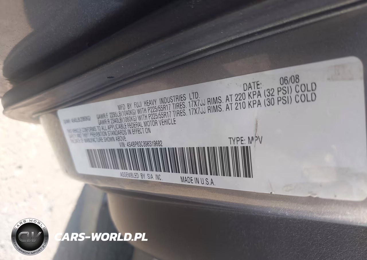 2009 Subaru Outback 2.5Xt Limited VIN:4S4BP63C896319682 - 9