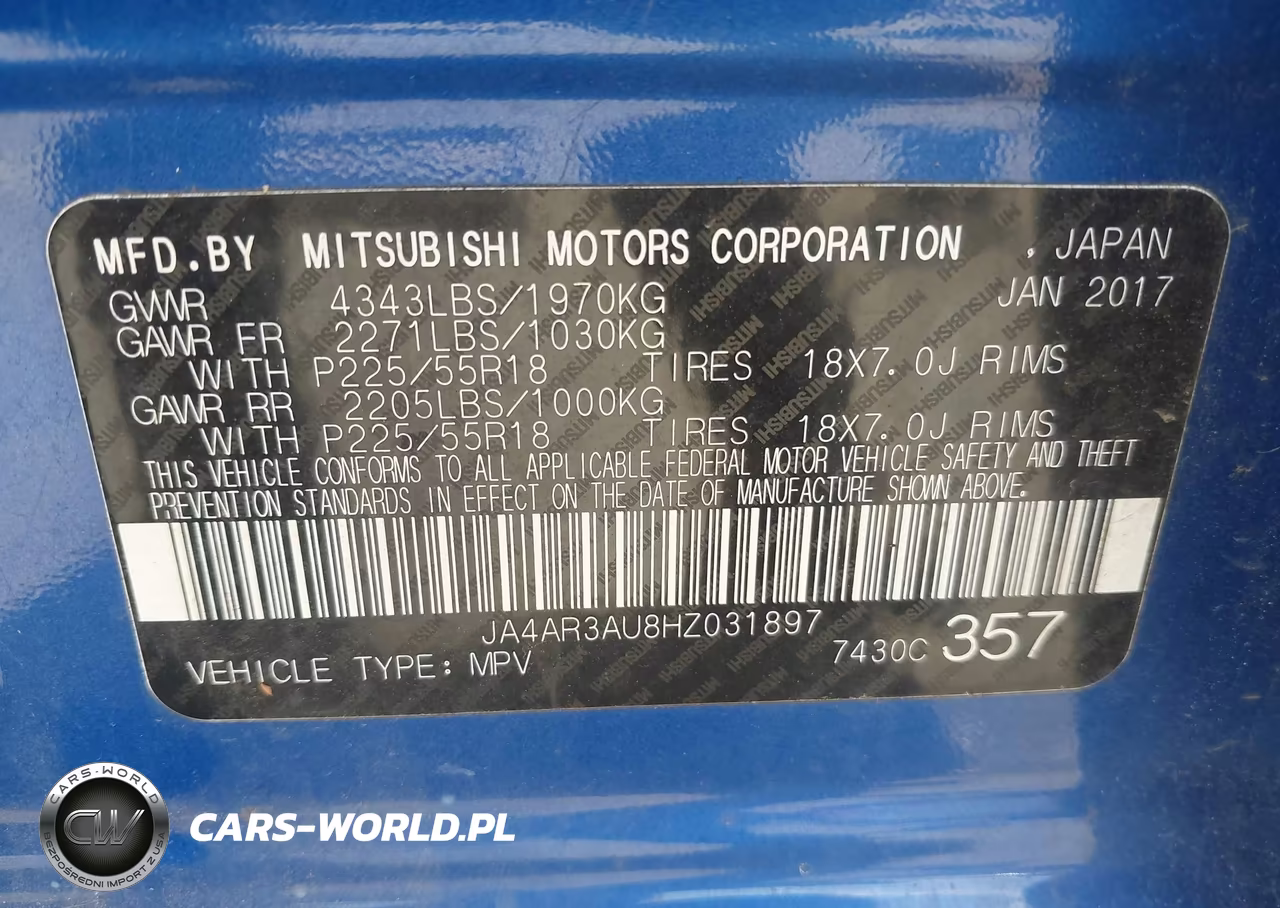 2017 Mitsubishi Outlander Sport 2.0 Le VIN:JA4AR3AU8HZ031897 - 9