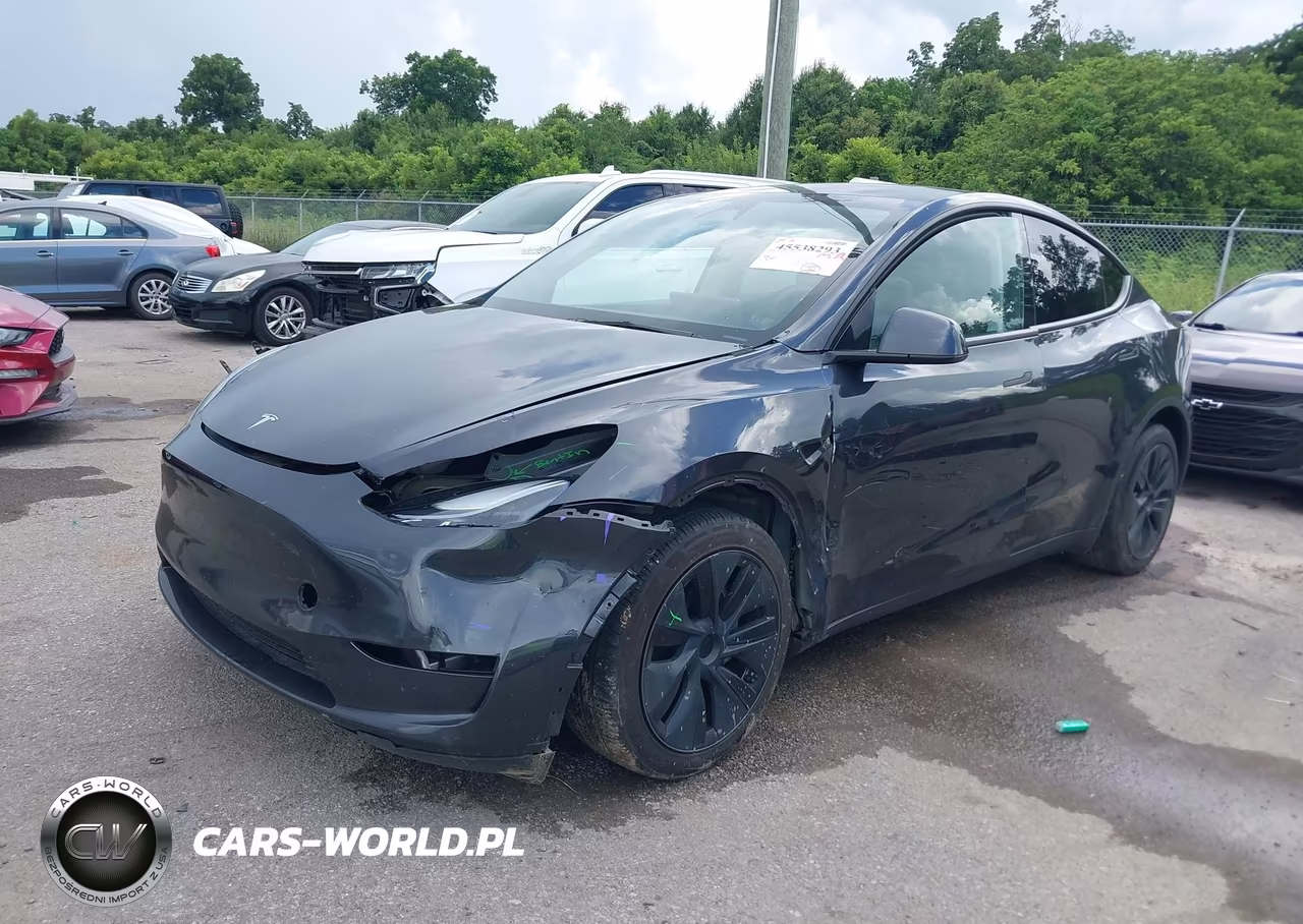2024 Tesla Model Y Long Range Single Motor Rear-Wheel Drive-Rwd VIN:7SAYGDED1RF123809 - 2