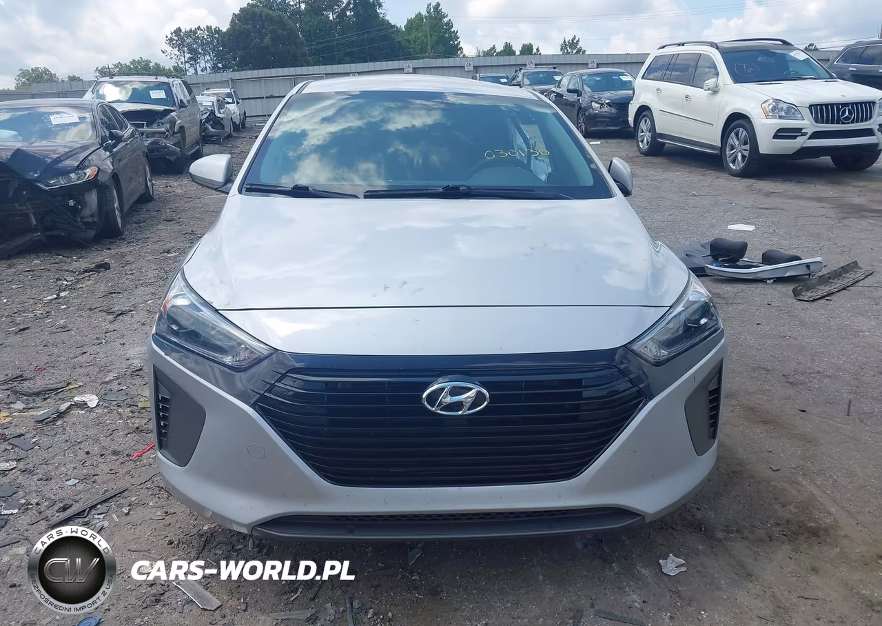 2017 Hyundai Ioniq Hybrid Blue VIN:KMHC65LC9HU030130 - 12