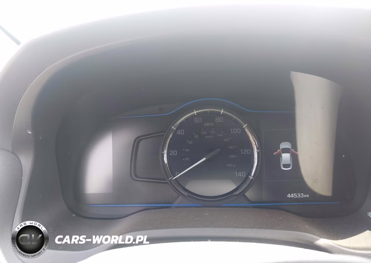 2017 Hyundai Ioniq Hybrid Blue VIN:KMHC65LC9HU030130 - 7