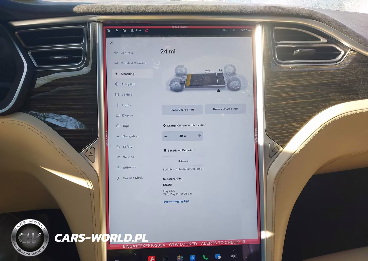 2015 Tesla Model S 70D-85D-P85D VIN:5YJSA1E2XFF102034 - 17