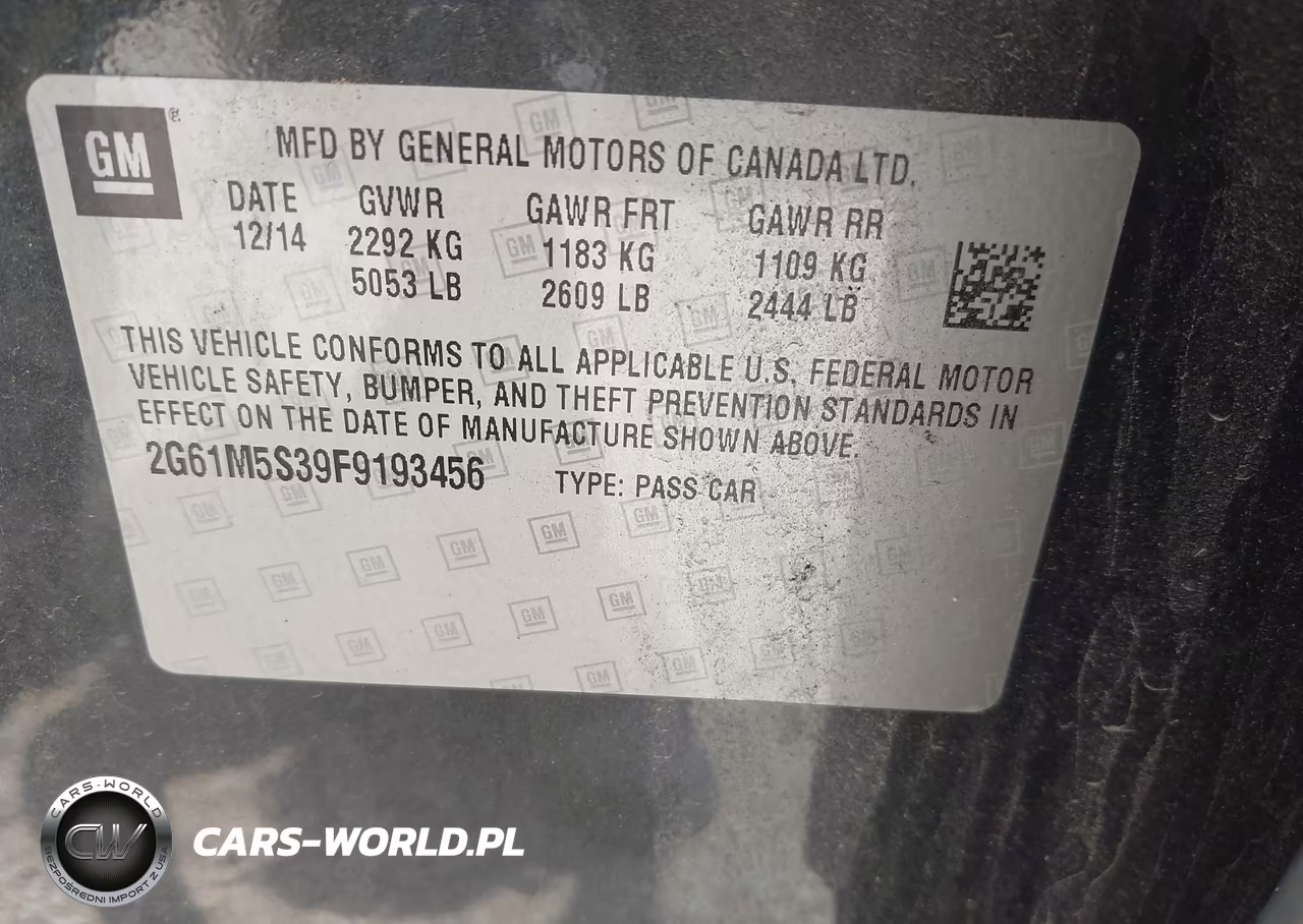 2015 Cadillac Xts Luxury VIN:2G61M5S39F9193456 - 9