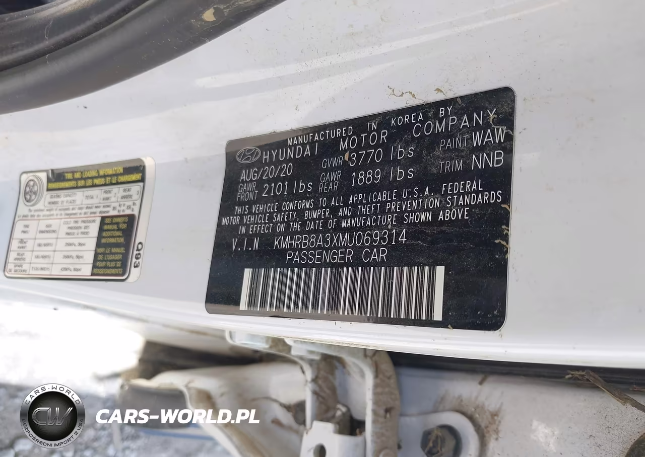 2021 Hyundai Venue Se VIN:KMHRB8A3XMU069314 - 9