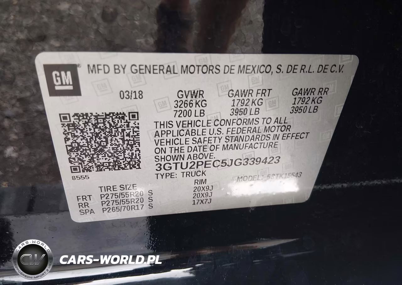 2018 GMC Sierra 1500 Denali VIN:3GTU2PEC5JG339423 - 9