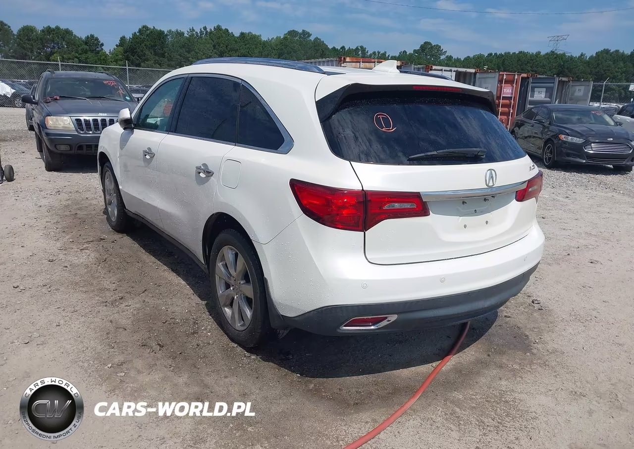 2014 Acura Mdx Advance Pkg W-Entertainment Pkg VIN:5FRYD3H83EB015795 - 3