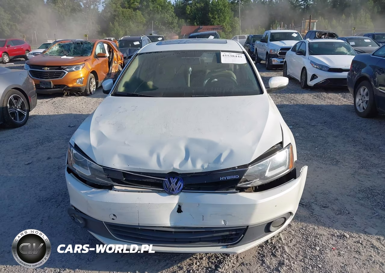 2013 Volkswagen Jetta Hybrid Sel Premium VIN:3VW637AJ2DM284510 - 12