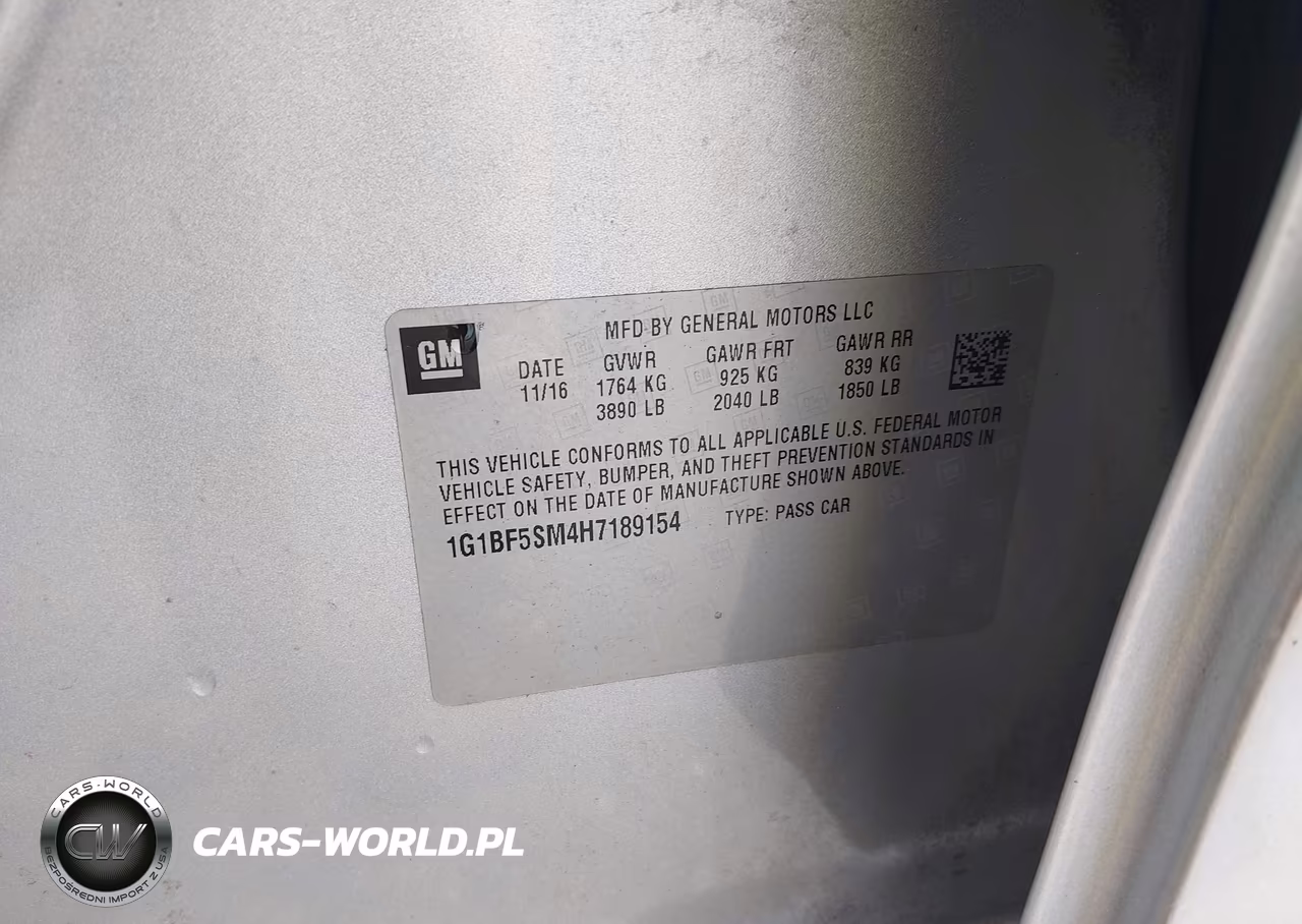 2017 Chevrolet Cruze Premier Auto VIN:1G1BF5SM4H7189154 - 9