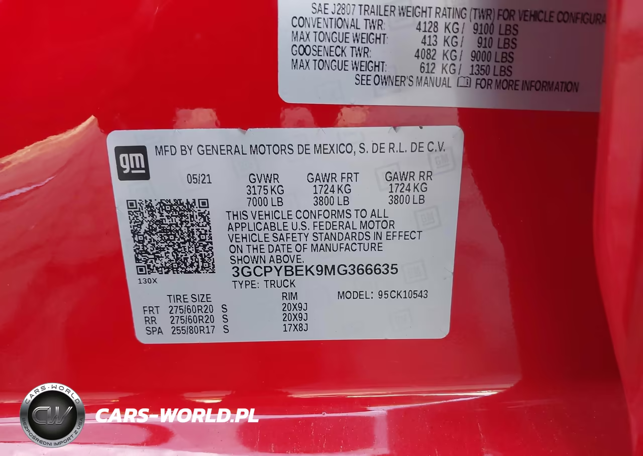 2021 Chevrolet Silverado 1500 4Wd Short Bed Custom VIN:3GCPYBEK9MG366635 - 9