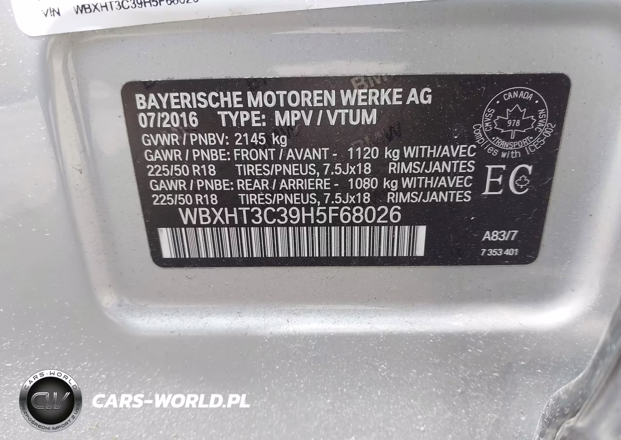 2017 BMW X1 xDrive28I VIN:WBXHT3C39H5F68026 - 9