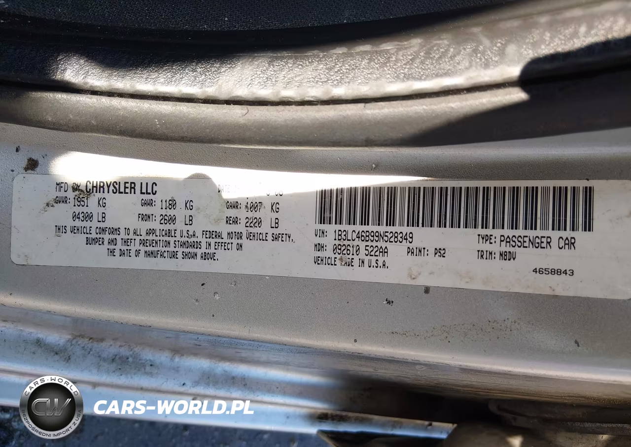 2009 Dodge Avenger Se-Sxt VIN:1B3LC46B99N528349 - 9