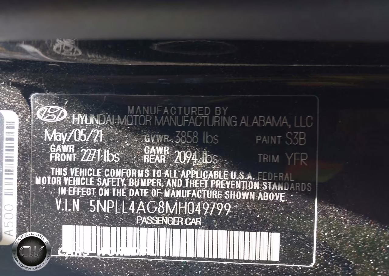 2021 Hyundai Elantra Se VIN:5NPLL4AG8MH049799 - 9