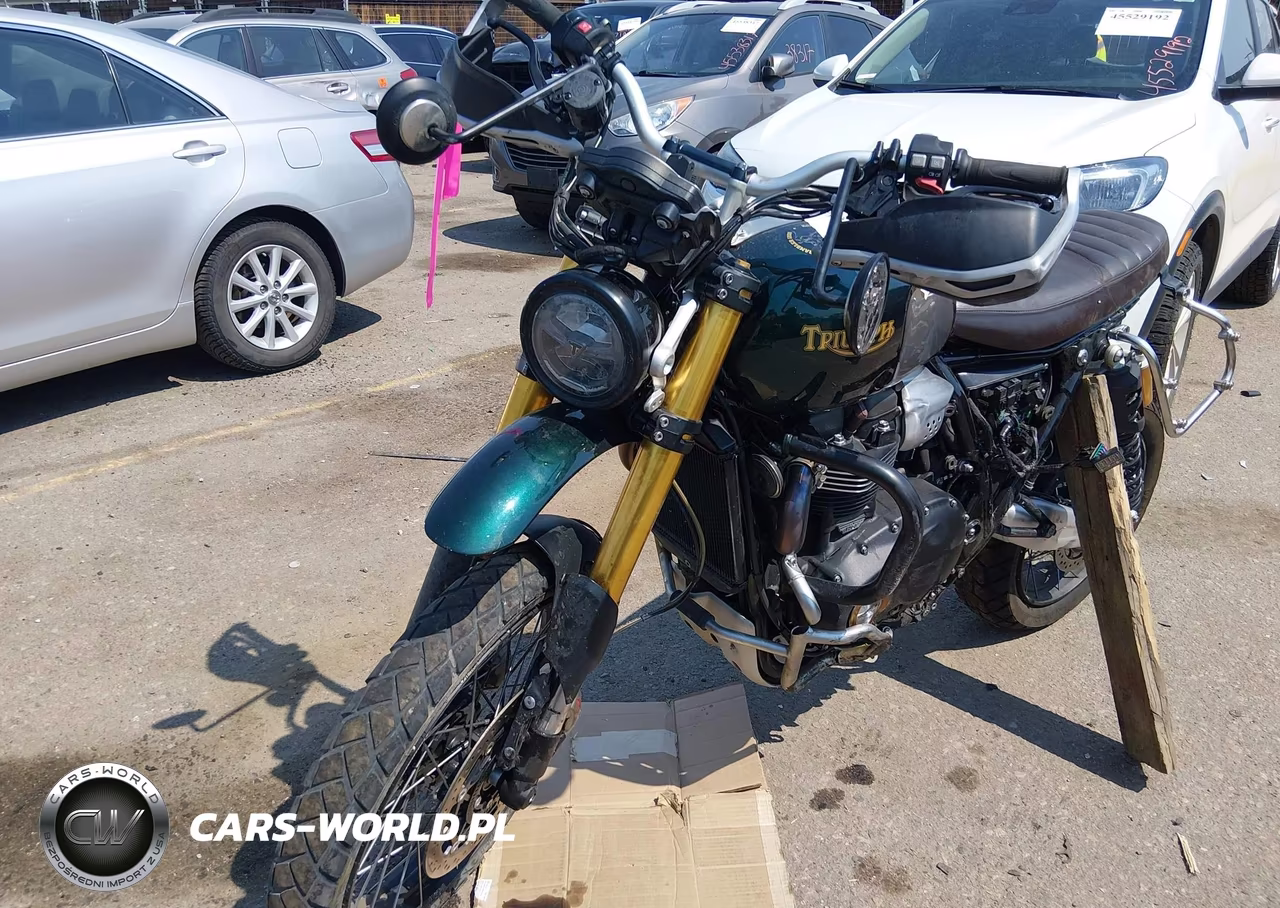 2022 Triumph Motorcycle Scrambler 1200 Xe-1200 Steve Mcqueen Edition VIN:SMTD51HG4NTAG9032 - 2