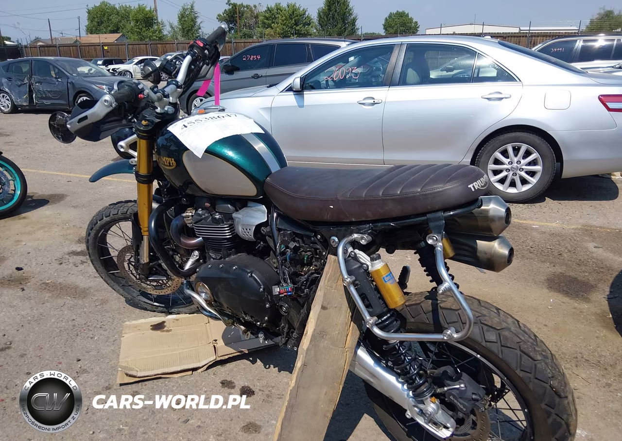 2022 Triumph Motorcycle Scrambler 1200 Xe-1200 Steve Mcqueen Edition VIN:SMTD51HG4NTAG9032 - 3