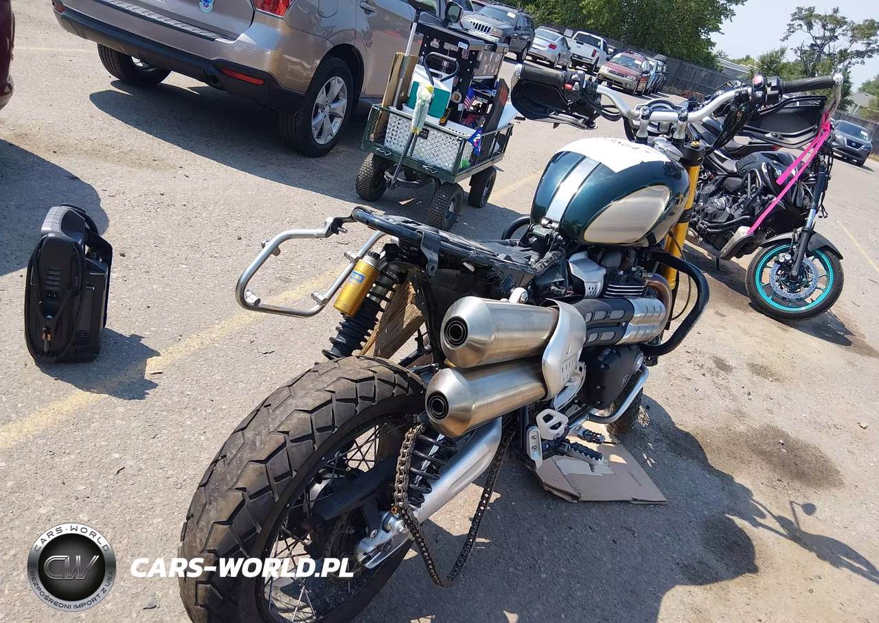 2022 Triumph Motorcycle Scrambler 1200 Xe-1200 Steve Mcqueen Edition VIN:SMTD51HG4NTAG9032 - 4
