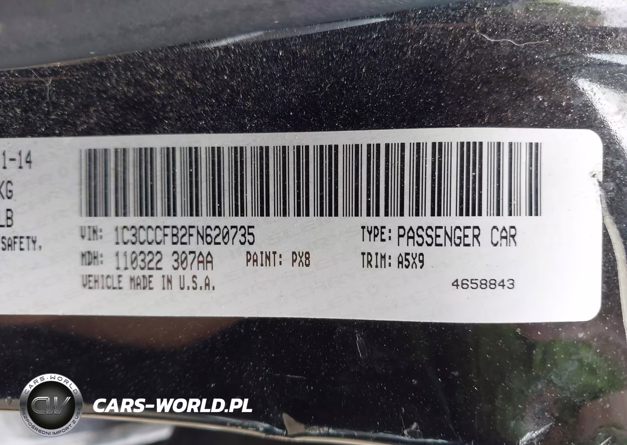 2015 Chrysler 200 Lx VIN:1C3CCCFB2FN620735 - 9