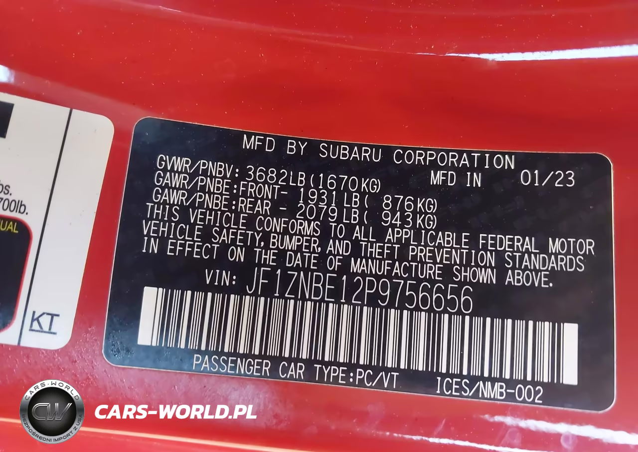 2023 Toyota Gr86 Premium VIN:JF1ZNBE12P9756656 - 9